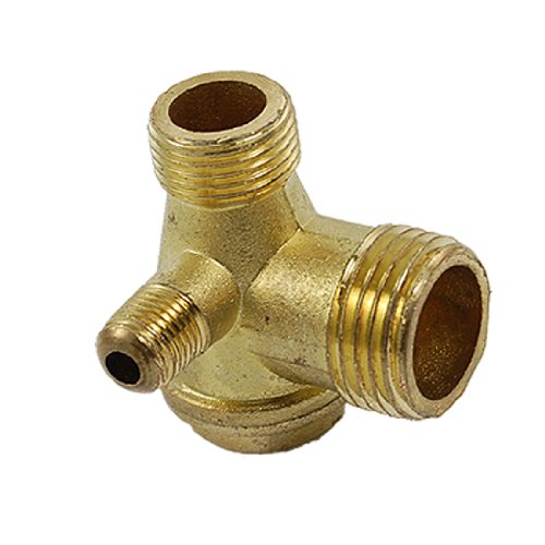 uxcell Air Compressor Replacement Parts Male Threaded Brass Check Valve
